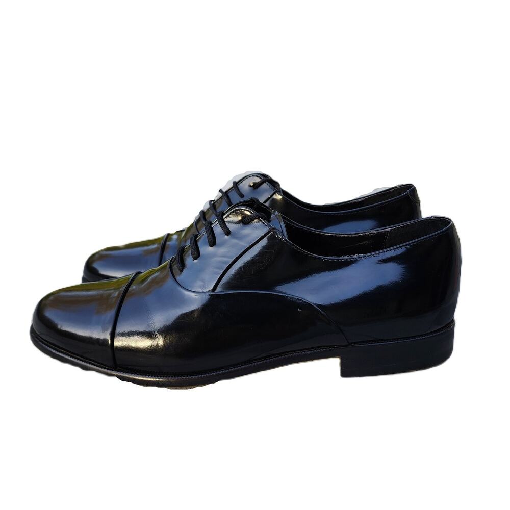 Florsheim Black Patent Leather Lace Up Oxford Dress Shoes 10 3E - Picture 9 of 10
